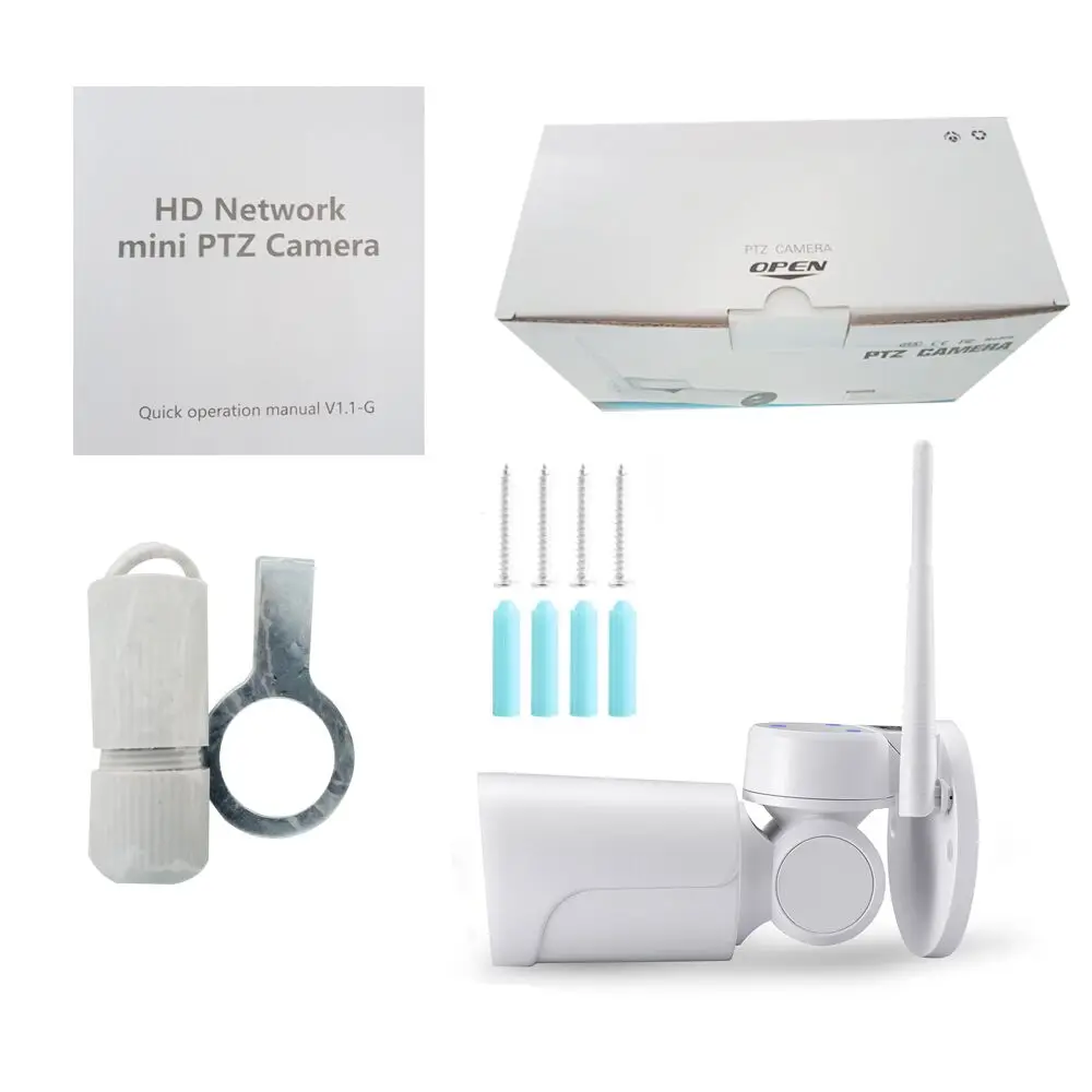 1080P CCTV IP Camera Wifi Video Surveillance Cameras IR Night Vision Wireless PTZ Outdoor 4X Zoom Waterproof|Камеры