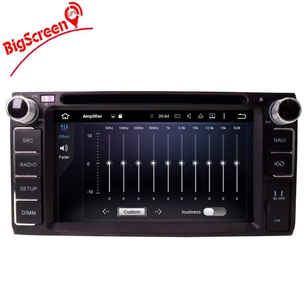 Android7. 1 Android 200 автомобильный DVD-плеер GPS навигатор для Toyota большая часть 2DIN 100 *