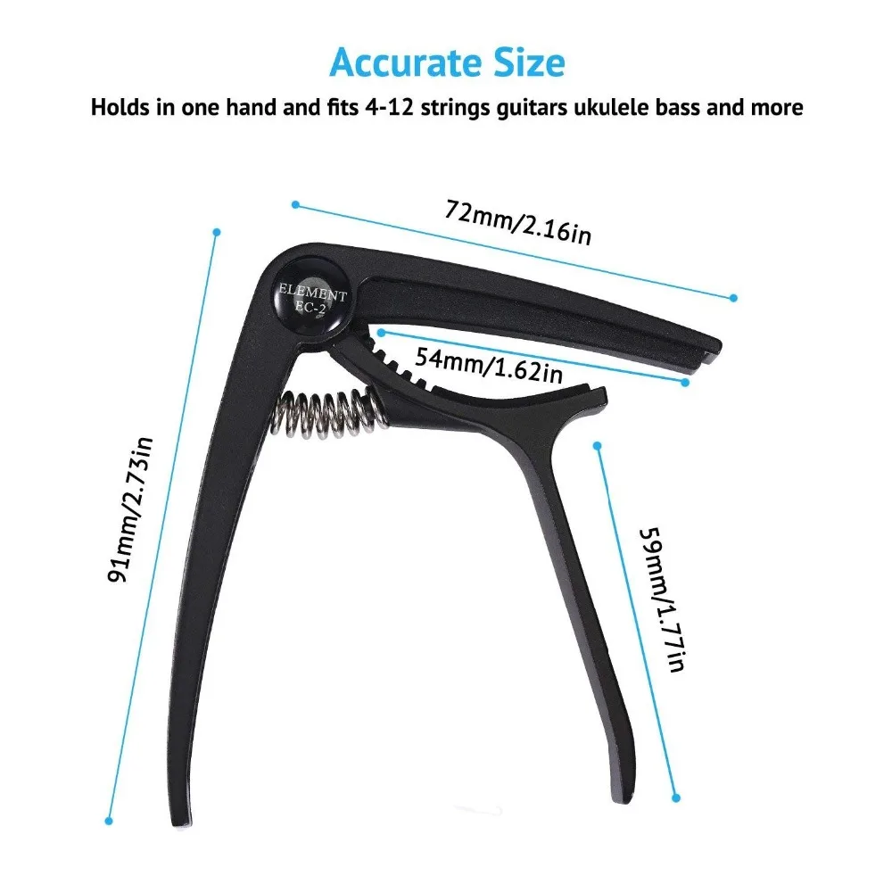 2019 New Design Guitar Ukulele Capo Classic Electric | Спорт и развлечения