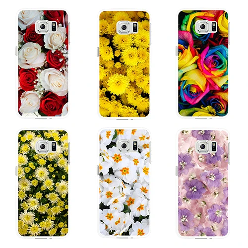 Beautiful Flowers Series Protective Case Cover for Samsung Galaxy S6 | Мобильные телефоны и аксессуары