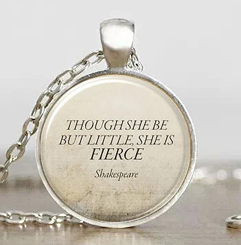 Стимпанк слова &quotхотя она будет но немного ожесточенная&quot Подвески ожерелье