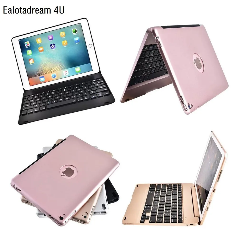 Тонкий ABS беспроводной Bluetooth чехол для iPad 6 Air 2 Чехол клавиатура Kickstand флип PC