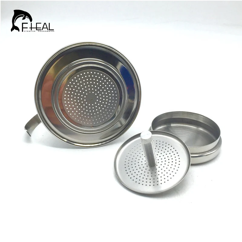 FHEAL Вьетнам Кофе кувшин Нержавеющая сталь металла кружка вьетнамский Капельного