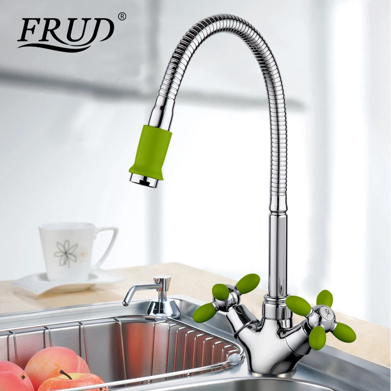 Смеситель для питьевой воды с фильтром красный/зеленый цвет|flexible kitchen tap|kitchen tapsingle