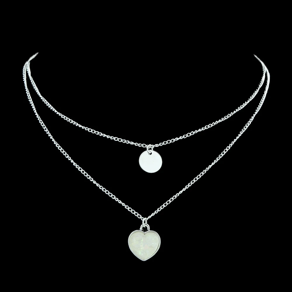 2 шт./компл. минималистский Стиль серебро Цвет золото нескольких слоев цепи