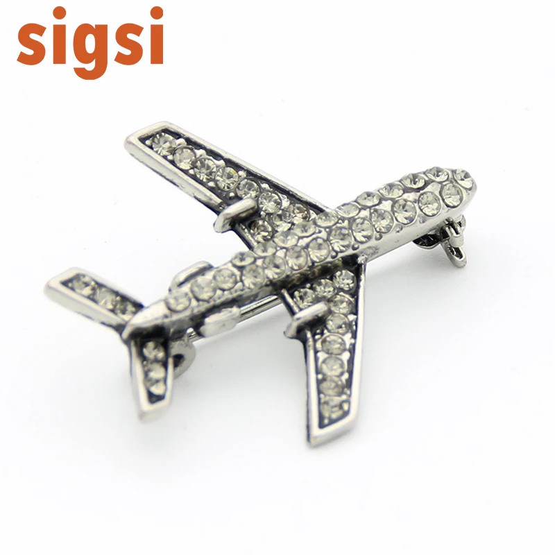 Хит продаж Женские Ювелирные изделия самолет/самолет брошь Корея вставка с