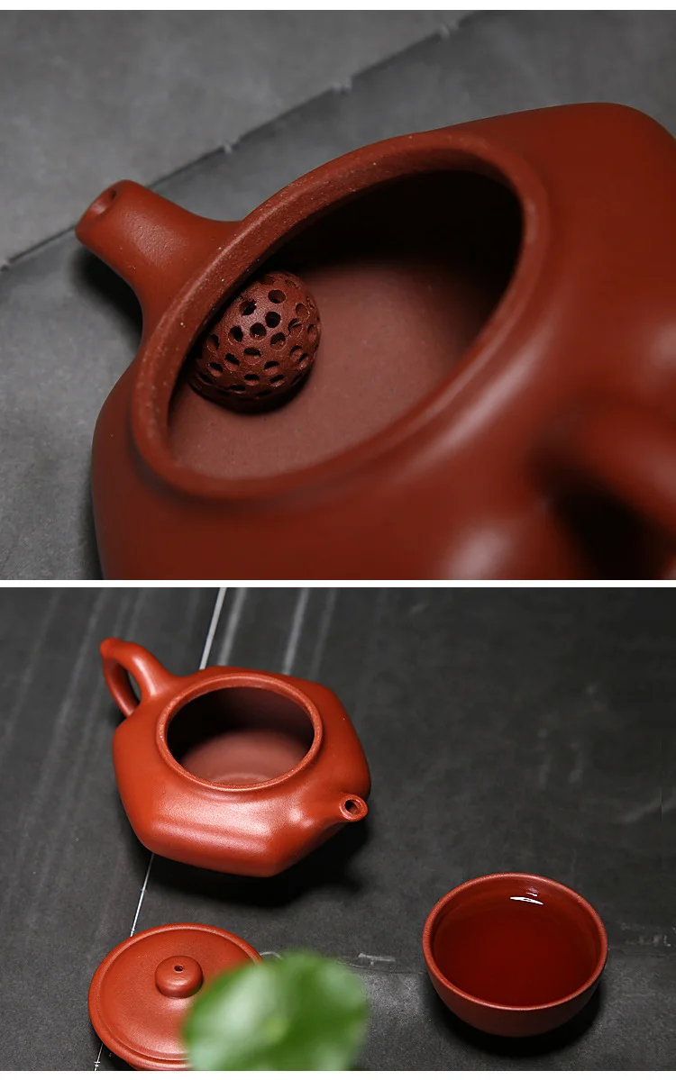 Чайный горшок Yixing Алмазный Емкость песка Фиолетовый Глиняный Чайник чашка