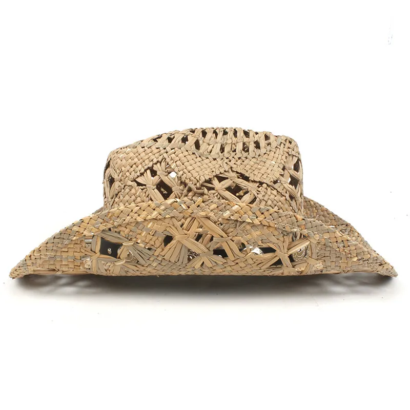 Шляпа от солнца для мужчин летняя пляжная соломенная шляпа 2019|Женские ковбойские