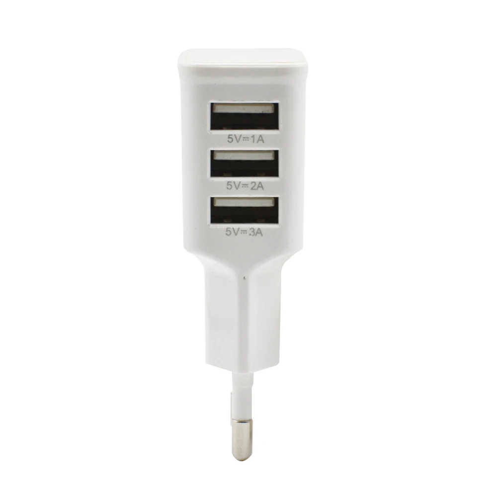 Тройное настенное зарядное устройство USB для Samsung LG Sony Moto Xiaomi Huawei OnePlus ZUK мобильный