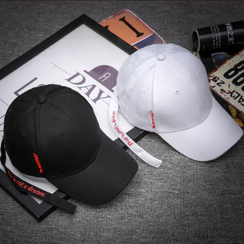 Летние бейсболки мужские буквы вышивка Snapback Хип Хоп с длинным поясом женский
