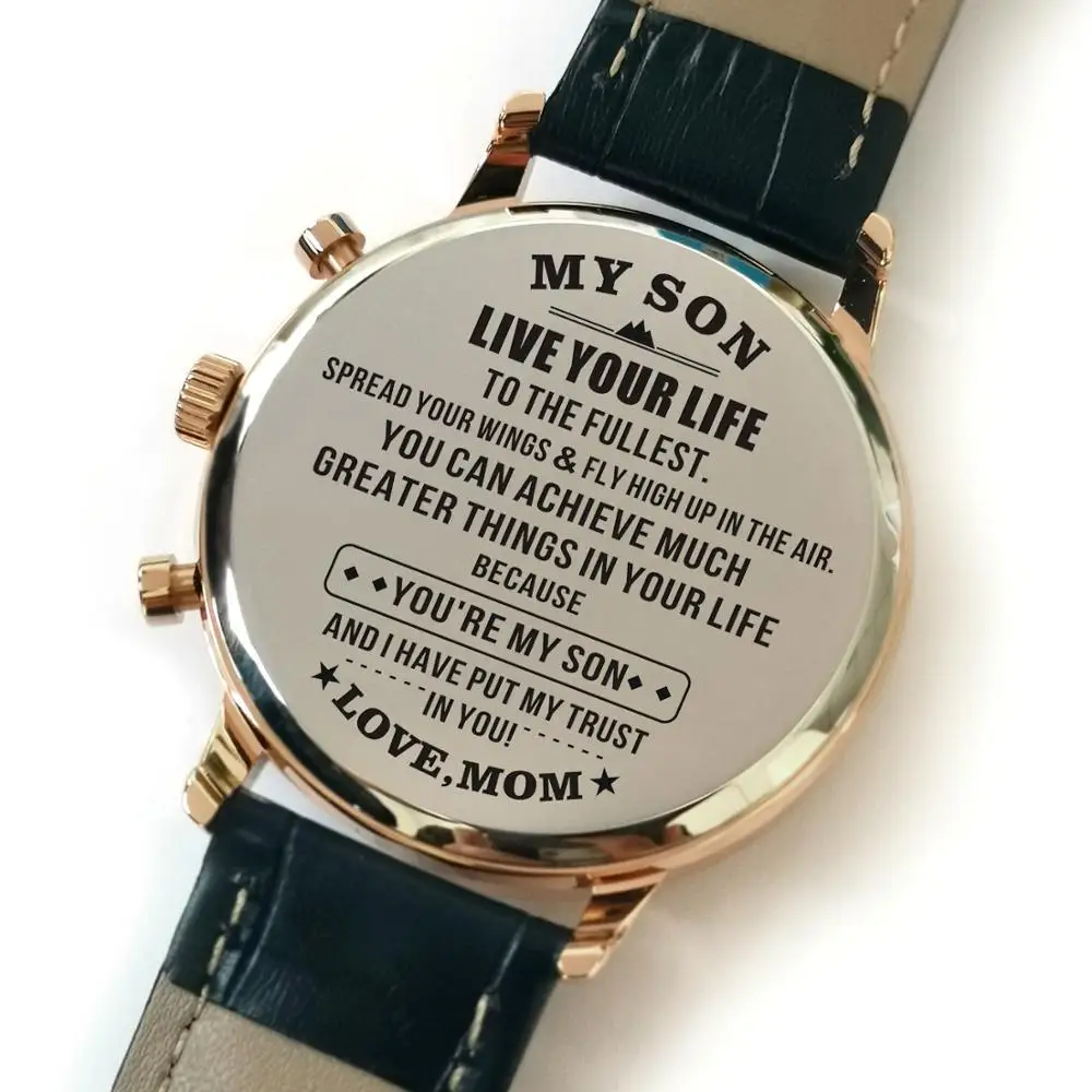 K4500 4 Mom To My Son стальные спортивные водонепроницаемые мужские часы люксовый бренд