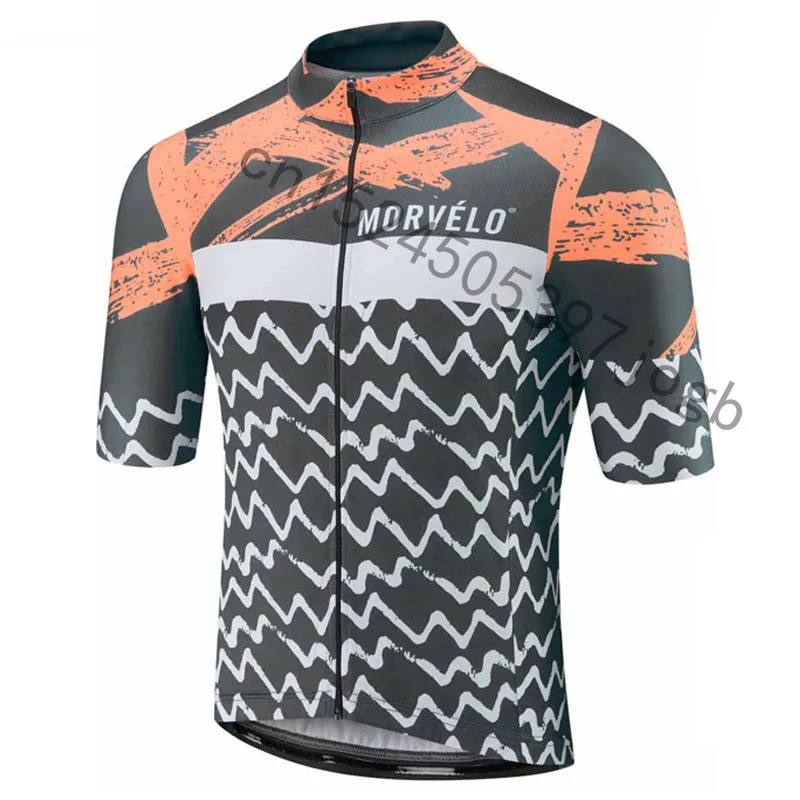 7 Новинка morvelo Мужские Короткие рукава велосипедные майки Джерси для горного кофта для велоспорта Триатлон велосипед Bicicleta только рубашка одежда для велоспорта - Цвет: 7