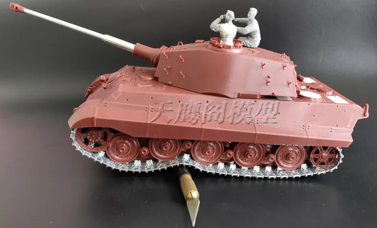 Металлические звенья трека в масштабе 1/35 с металлическим штифтом для танка King Tiger
