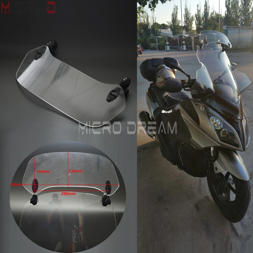 Регулируемый ветровой спойлер для BMW Kawasaki Yamaha Honda Suzuki V Star GSXR CBR VTX 650 750 1100| |