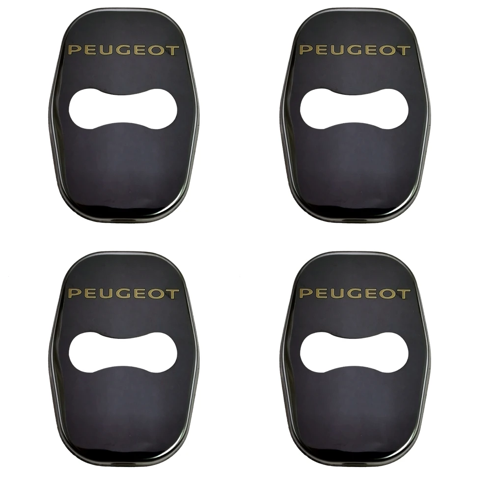 FLYJ 4 шт. замок двери автомобиля стикер крышка защищает Пряжка защелка крышки Стоп