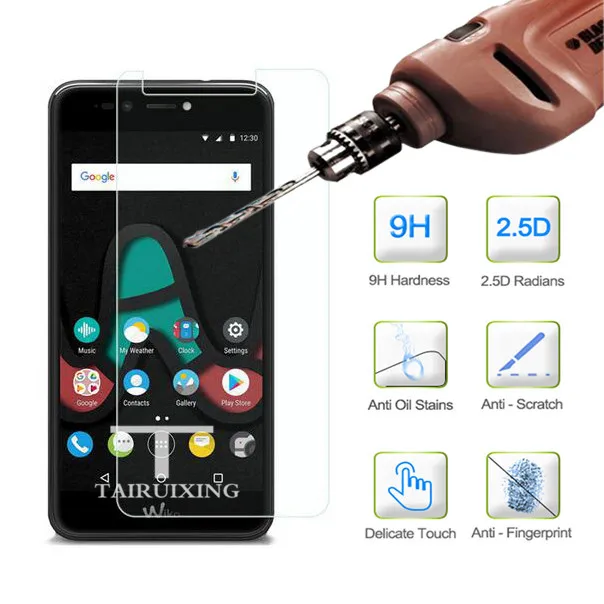 9 H закаленное стекло для Wiko U + Lite Защитная стеклянная пленка защитное