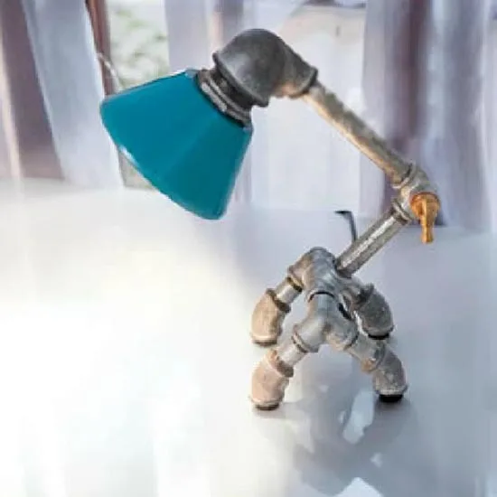 Уникальная винтажная Светодиодная настольная лампа в стиле лофт прикроватный