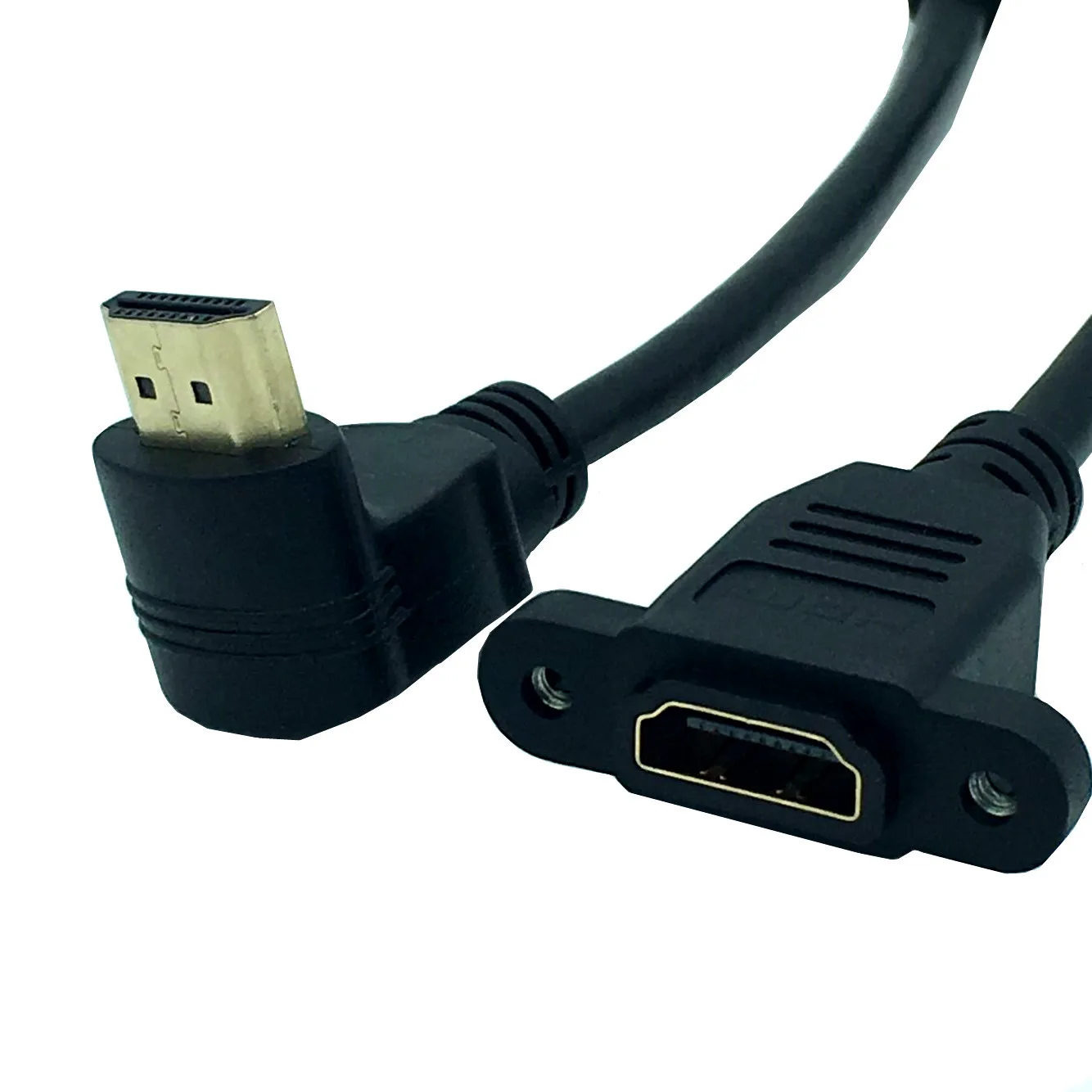 Кабель HDMI 4K * 2k 2 0 В 60 Гц панельный монтажный удлинитель с углом понижения штырь