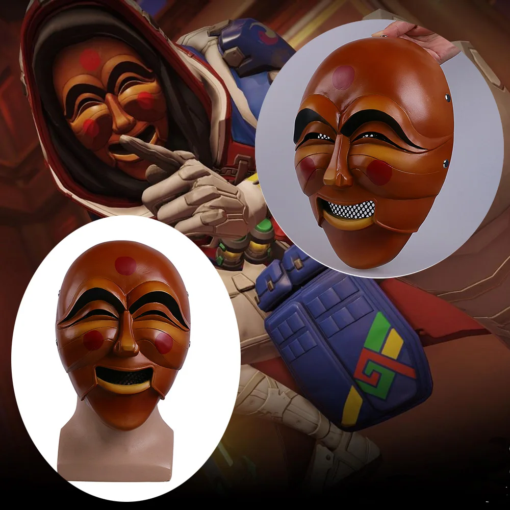 Cos Горячая игра OW маски косплей Анна новая кожа Маска Смола Взрослый Шлем Хэллоуин вечерние реквизит