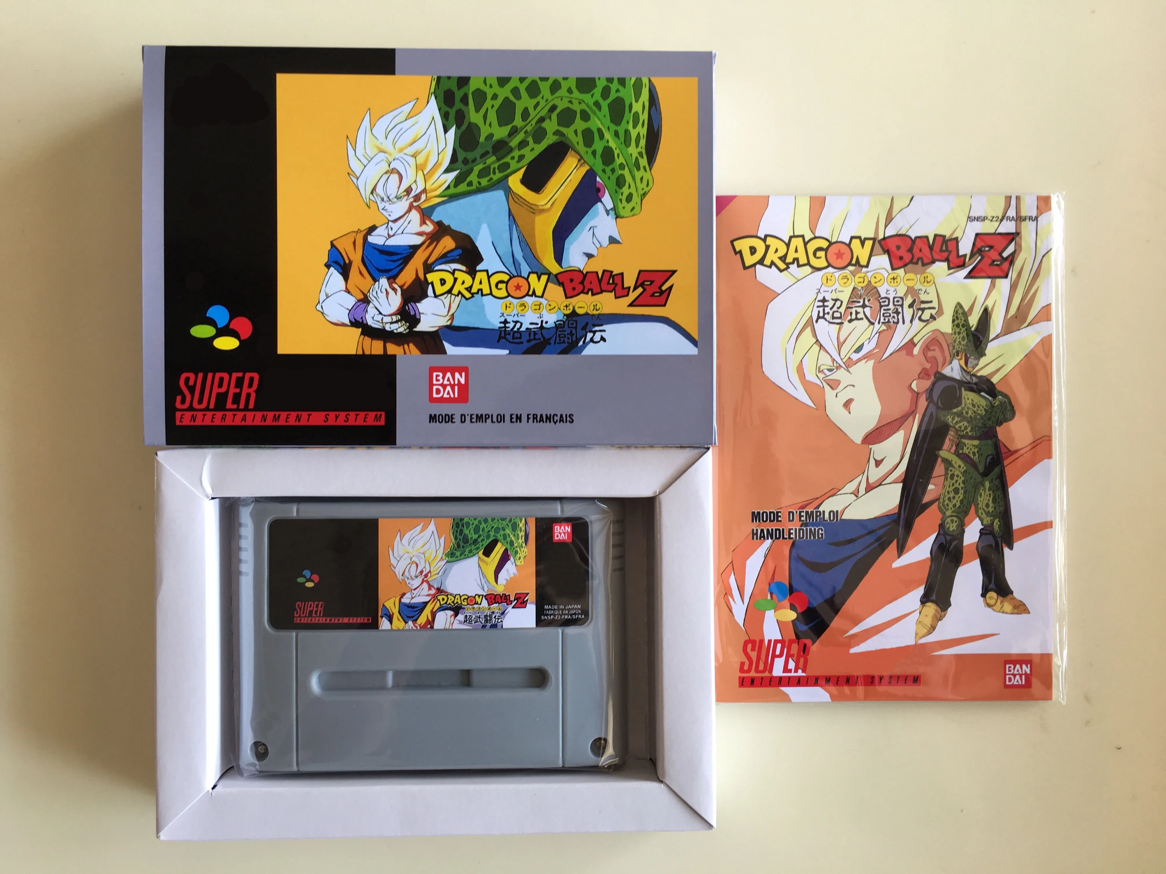 16 битные игры* Dragon Ball Z-Super Butouden(Французская версия PAL! Коробка+ руководство+ картридж