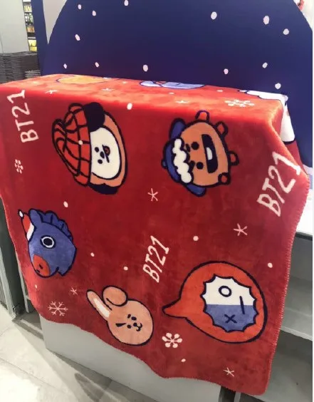 Новый Kpop BT21 Bangtan обувь для мальчиков BTS рождественское покрывало Симпатичные COOKY