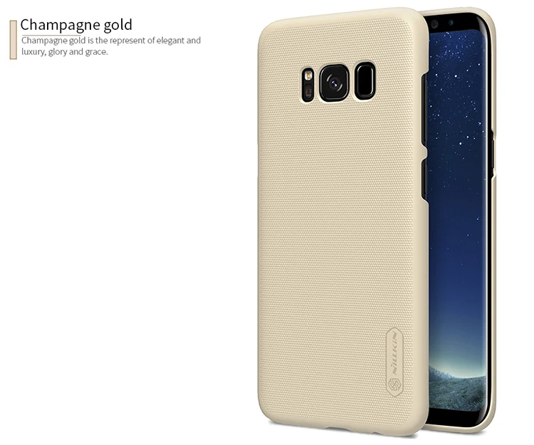 Чехол Nillkin для Samsung Galaxy S8/S8+ Plus, твердый матовый пластик, чехол для ПК S8Plus, защитный чехол+ Защитная пленка для экрана