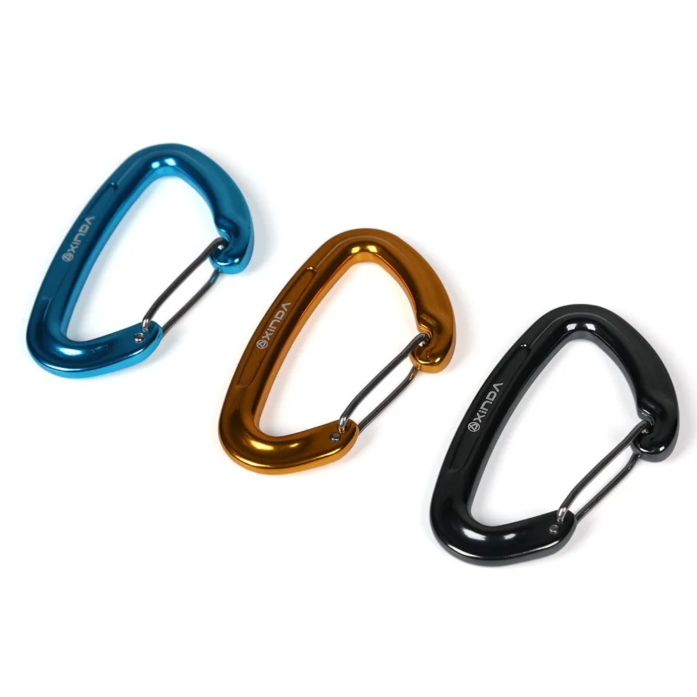 Outdoor steel wire door hanging Climbing climbing ice supplies safety buckle slow down protection equipment | Спорт и развлечения
