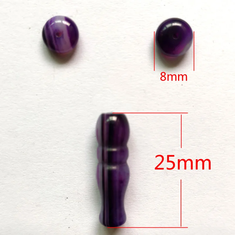 Аксессуары из натурального агата 10 шт. мусульманский браслет Tasbih голубой агат