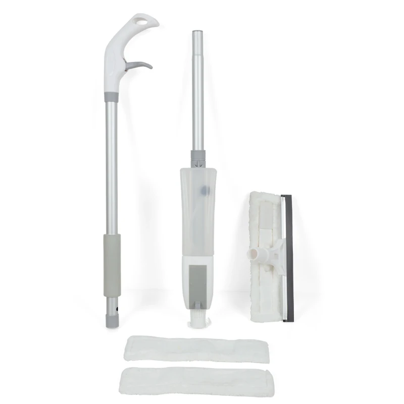 Congis New Water spray windows cleaning mop with 3pcs cloth replace Cleaning Window Cleaner Sweeper Home clean tools