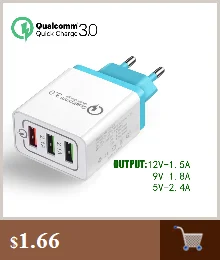 3 порта 18 Вт портативное зарядное устройство USB для путешествий Быстрая зарядка QC 3,0 2,0 быстрое зарядное устройство настенный адаптер для samsung S7 Xiaomi iPhone iPad