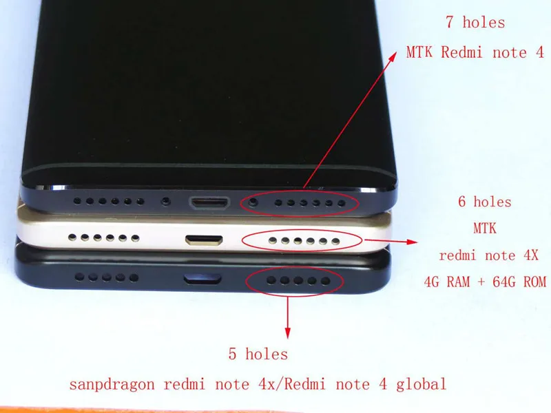 

Original M&Sen For Xiaomi Redmi Note 4 Note 4 MediaTek MTK Helio X20 3GB 32GB LCD Screen Display+Touch Digitizer Frame 7 Holes