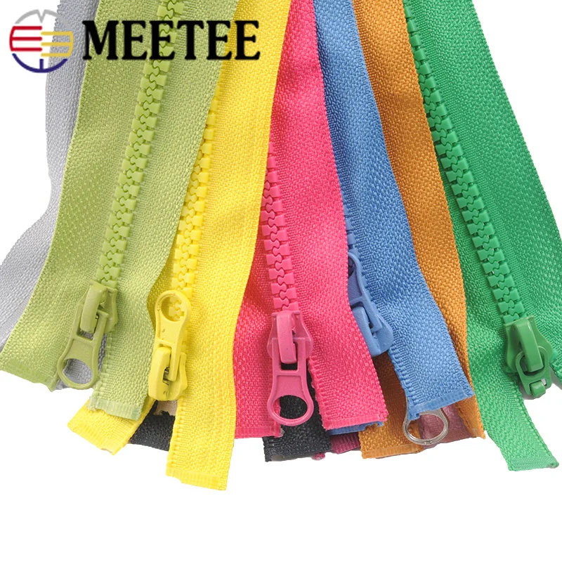 5 шт Meetee # смоляные молнии с открытым концом 70 см длинные для шитья куртки на