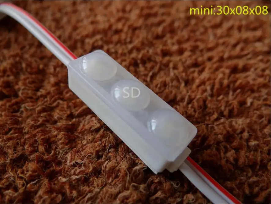 1000pcs1.5W маленький мини светодиодный модуль тонкие светящиеся буквы световые