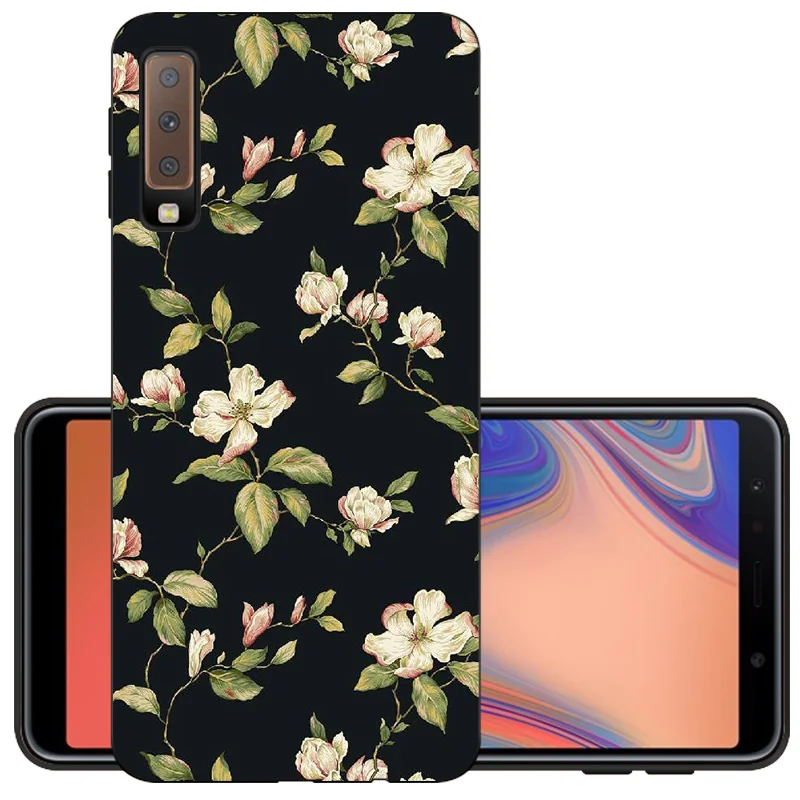 WMH CROWNPRO A7 TPU чехол для samsung Galaxy A 7 A750 мягкий чехол для телефона SM-A750F задняя крышка Черный A7 6," матовый чехол - Цвет: WMH
