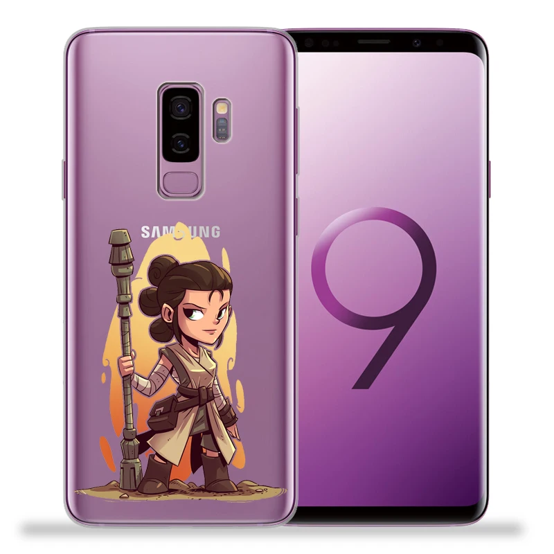 Звездные войны для крышки samsung Galaxy S9 S8 S10 плюс S7 S6 край S10 Lite Примечание 8 9 Дарт Вейдер R2-D2 йода Мягкая Обложка Etui - Цвет: 10