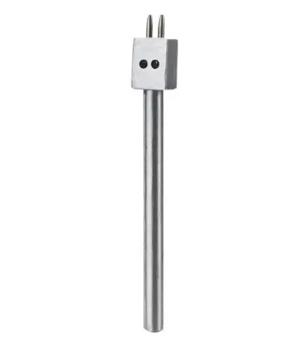 5mm 2Prong Обувь высокого качества; цвет черный, Нержавеющая сталь 2/4/5/6/10 зубец кожа ремесленный Металл набор кожаных дыроколы прострочка кожи Перфоратор Инструмент - Цвет: 5mm 2Prong