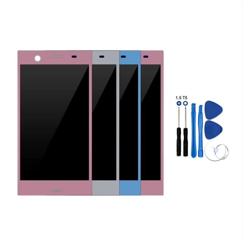 100% Оригинальный ЖК дисплей для Sony Xperia XZ1 XZ 1 G8341 G8342 Плоский с цифровым