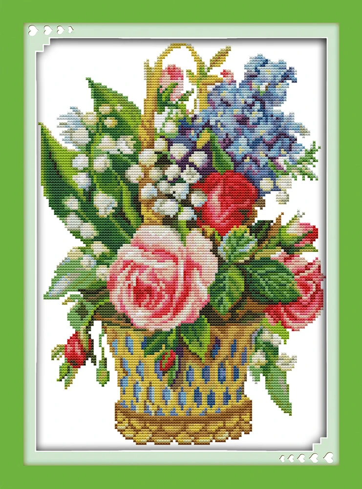 Рукоделие комплекты счетный крест хлопчатобумажная нить dmc пейзаж картина