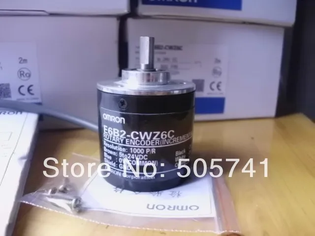 Бесплатная доставка Новый фотоэлектрический роторный энкодер Omron E6B2 CWZ6C 1000P/R