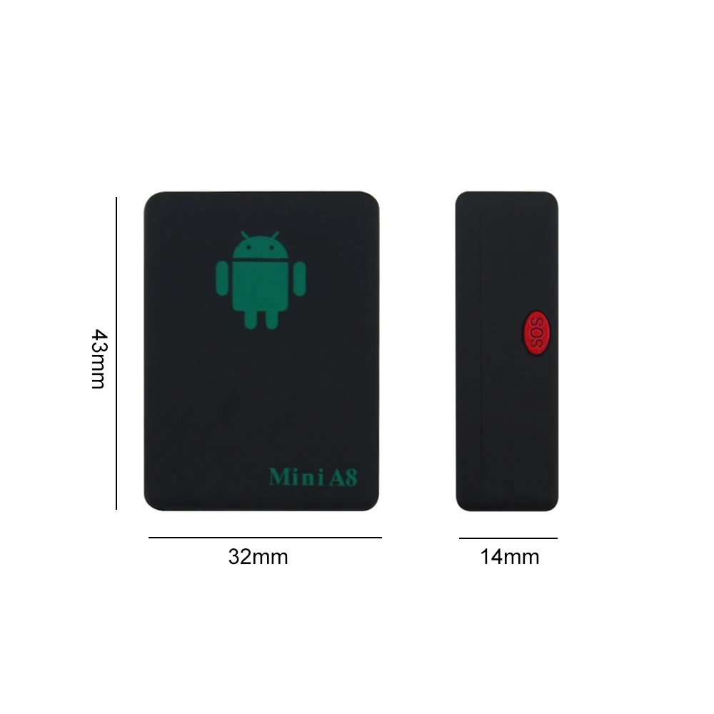 Многофункциональный Персональный Мини A8 smart GSM/GPRS/LBS трекер для автомобиля детей