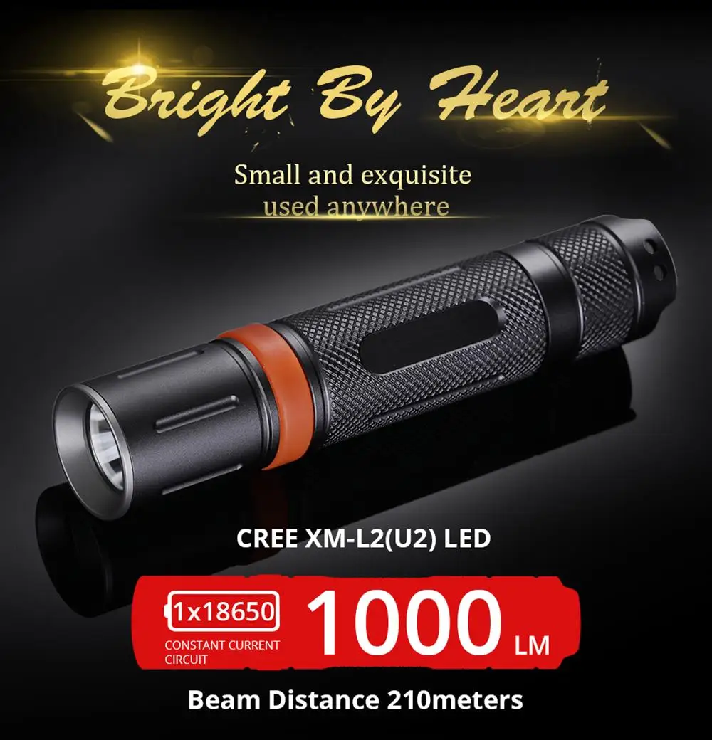 AloneFire X001 Cree xml L2 Мини Тактический светодиодный светильник 18650 Фонарь карманный светильник ручка светильник водонепроницаемый светильник Lanterna