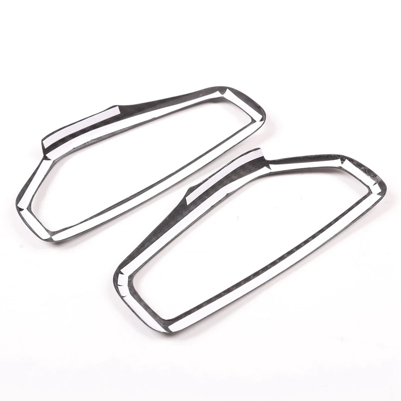 2 шт. настоящая Автомобильная панель из углеродного волокна кондиционер