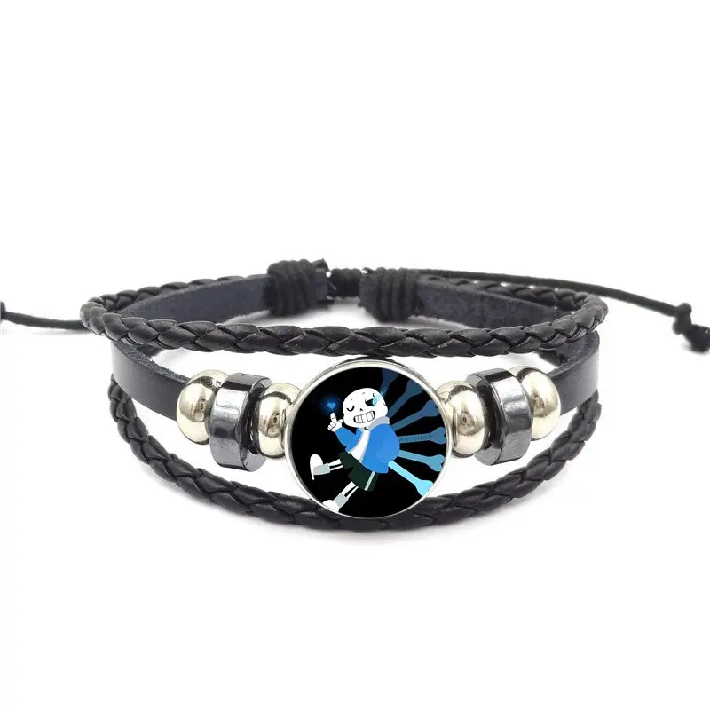 Вечерние кожаные браслеты унисекс распродажа черный кожаный браслет с