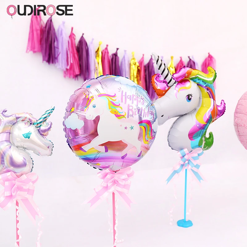 Единорог динозавр товары для вечеринок латексный шар шагающие шары торт Топпер