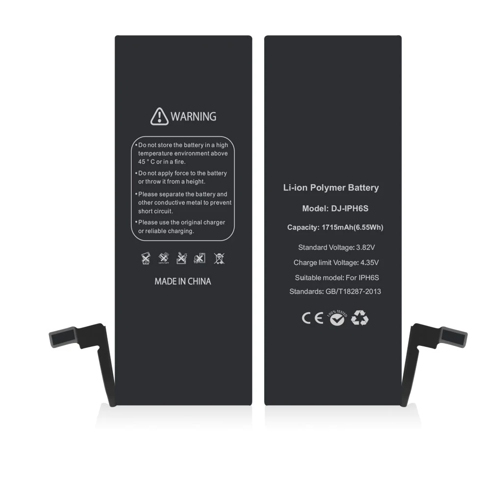 Аккумуляторная батарея YAPY для iphone 6s с реальной емкостью 1715 мАч сменная +