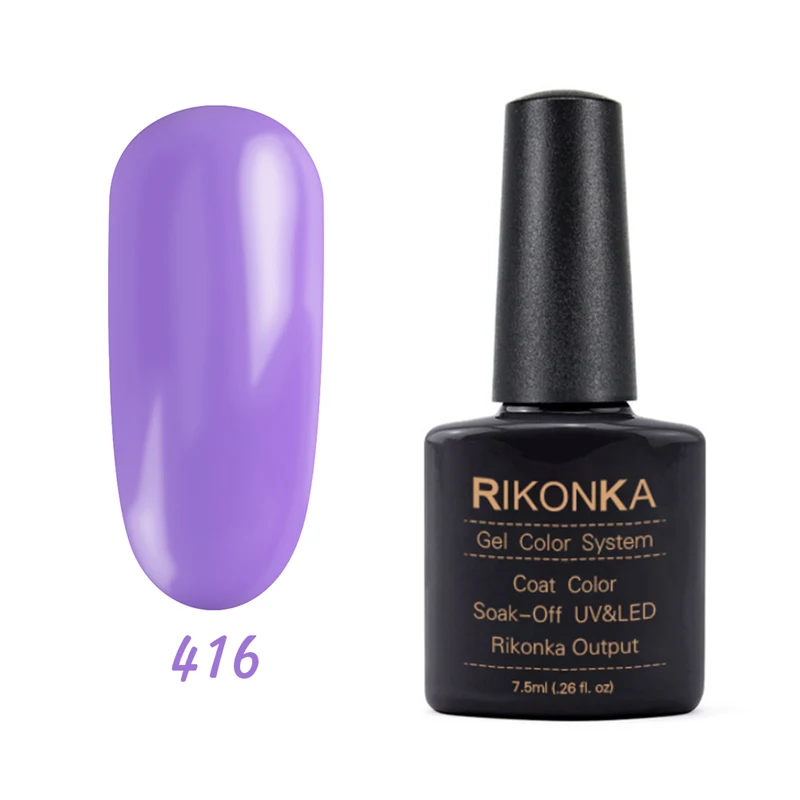 NG-416 RIKONKA UV набор гель-лаков для ногтей замочить от Vernis полуперманентный УФ Гибридный лак для ногтей гель лак краска цвета система - Цвет: NG-416