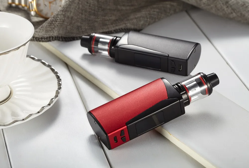 Новое уплотнение 100 Вт vape комплект 3000 мАч с светодиодный экран USB зарядное