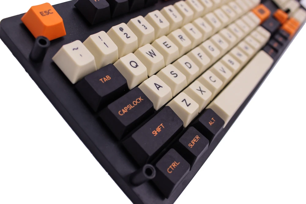 MP PBT краситель сублимированный Keycap английская/Корейская версия большой углерод 169/124 ключ Вишневый профиль Keycap для механической клавиатуры
