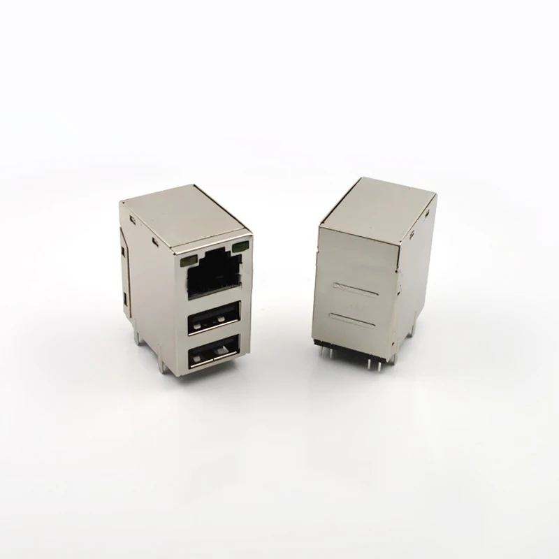 10 шт. хост сетевой интерфейс со светодиодными лампами щит все включено RJ45 двойной