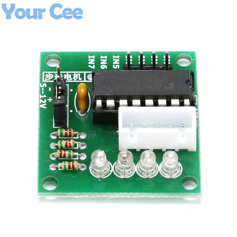 ULN2003 Драйвер шагового двигателя плата модуля для Arduino AVR SMD Bule Green Board|Интегральные
